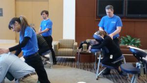 Chair massage at offices and events in Atlanta, GA