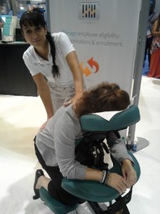 Chair massage for trade shows and conventions in Atlanta, GA