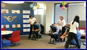 Chair massage for employee appreciation in Atlanta, GA