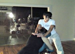 Atlanta Massage on Set for film and television