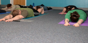 Corporate stretching at the office