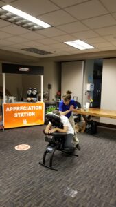 Chair Massage for Employee Appreciation Atlanta